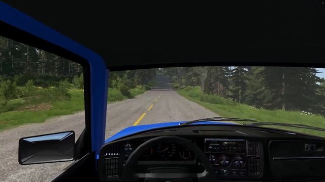 BeamNG.drive - SAAB 900 2.0L Turbo 1987 - Car Show Test Drive Crash . 4K 60fps. смотреть онлайн