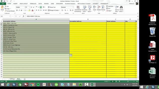 Standardize and Validate Addresses in Excel смотреть онлайн