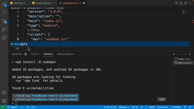 Build A Food Store Using ReactJS - Part 10 - Backend смотреть онлайн