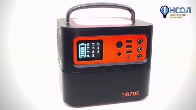 Портативна зарядна станція Tig Fox T500 смотреть онлайн