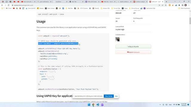 How to Create a Web Push Reminder Notification - React.js Code Overview смотреть онлайн