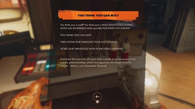 Deathloop - Devouring Of The Lambs Lead - DJ's Controller Puzzle Example