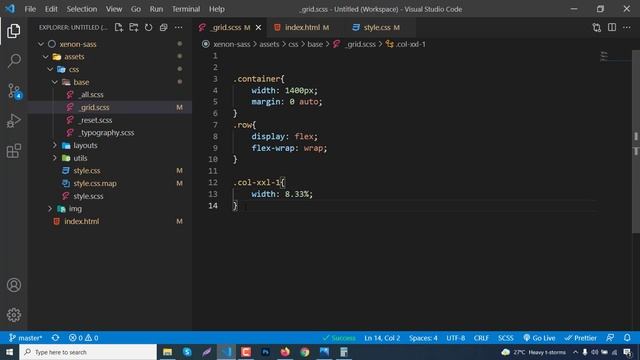 Grid System - Part 1 | Create a responsive website with SASS & Flexbox | Part 3 смотреть онлайн