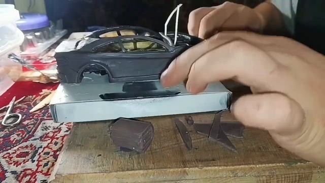 Лепка BMW M4 Coupe из пластилина! Превращение пластилина в машину!