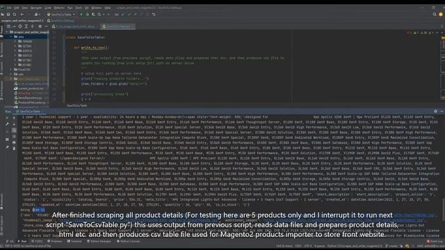 Python Web Scraper by Selenium library, Import products to Magento2 storefront website смотреть онлайн
