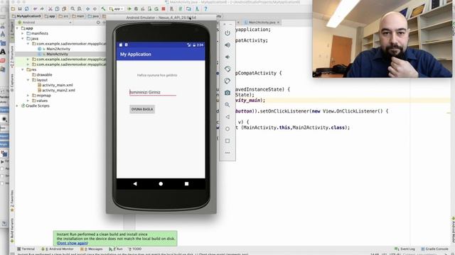 Android 10: Activity ve Intent kavramları ve Oyun Kodlaması 1 смотреть онлайн