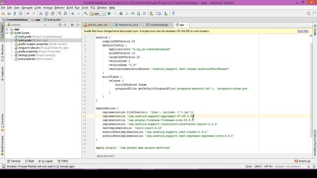 15- create firebase database in android studio смотреть онлайн
