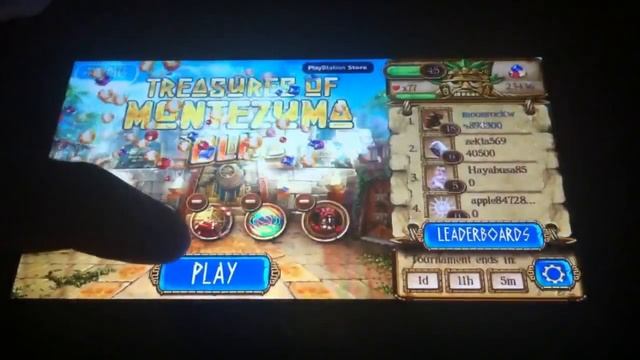 PSVita Treasures Of Montezuma Blitz crystal BUG смотреть онлайн