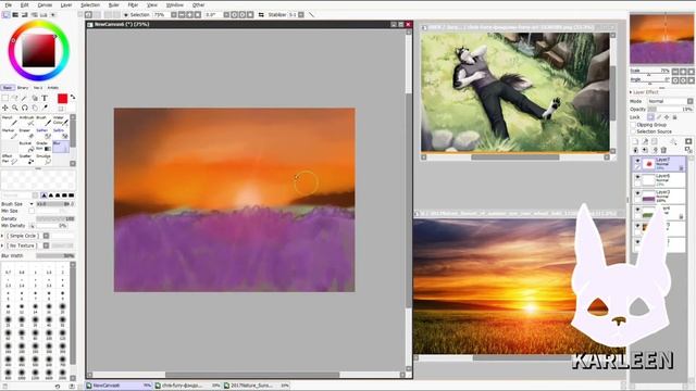 The landscape /speedpaint/ смотреть онлайн