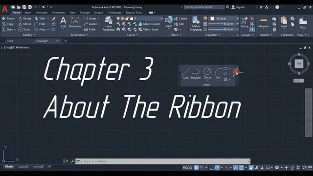 AutoCAD Interface : Chapter 3 - About the Ribbon смотреть онлайн