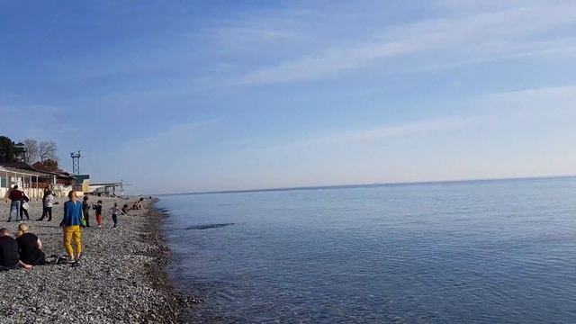 Лазаревское Сочи Пляж, море и стекляшки. смотреть онлайн
