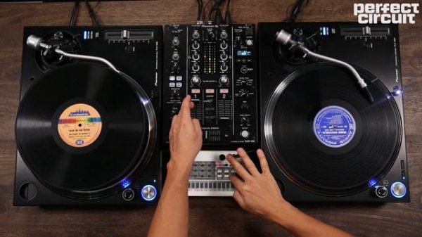 Pioneer DJ PLX-1000 Turntablism With Korg Volca Sample