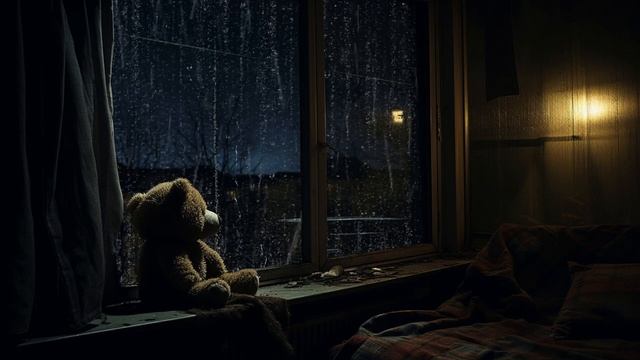 Rain Sounds For Relaxing Music Heals The Soul Window Rain Night смотреть онлайн
