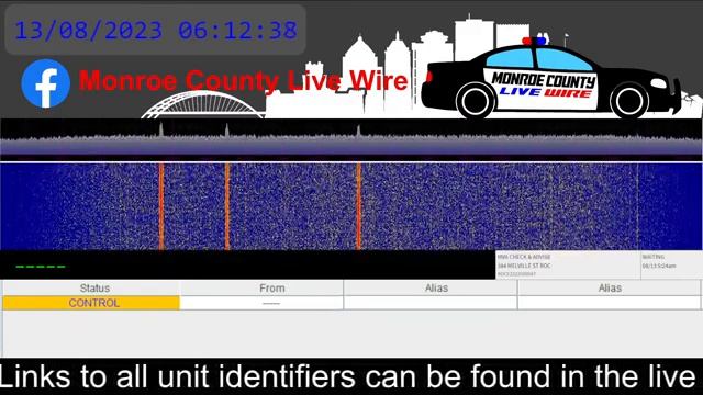 Monroe County Live Wire Fire, EMS, Police Scanner 24/7 08/013/2023 AM смотреть онлайн