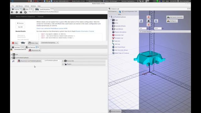 BowlerStudio new UI, CAD and Physics system смотреть онлайн