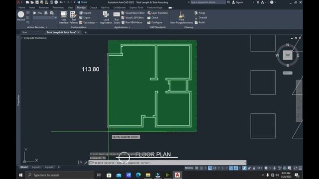 Total Length using Plugin Tutorial & Total Area | Paano kunin ang Total Length at Area sa Autocad смотреть онлайн