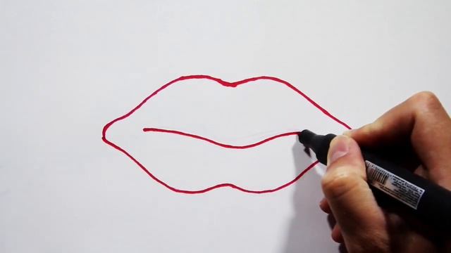 Lips I Learn to draw with markers смотреть онлайн