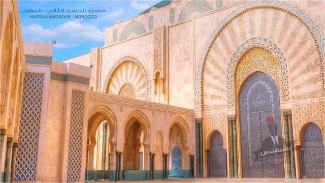 (? موسيقى هادئة) تأمل وإسترخاء في مسجد الحسن الثاني - المغرب #ASMR