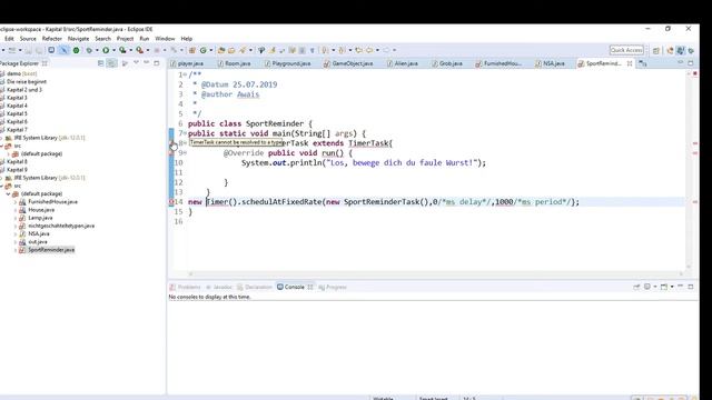 Java SE Advanced Level standard Edition 11.1 (Lokale Klasse für einen Timer nutzen) Kapital 9.5 смотреть онлайн
