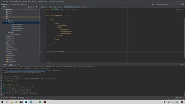 Создание клона instagram на react native cli, typescript . Для новичков, урок 3 смотреть онлайн