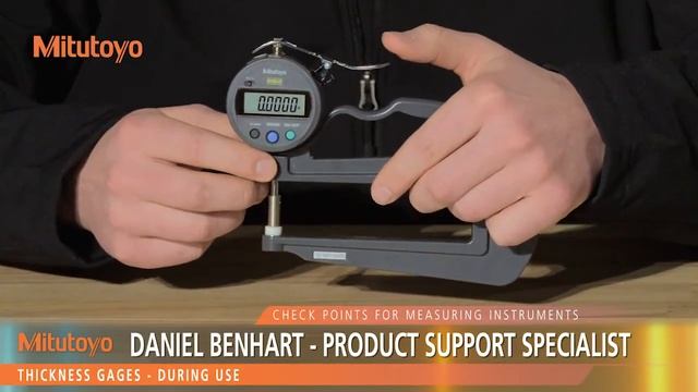 Mitutoyo: Check Points for Measuring Instruments - Thickness Gage смотреть онлайн