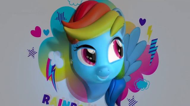 3D Светильник для детей My Little Pony Rainbow Dash 3D Deco Light смотреть онлайн