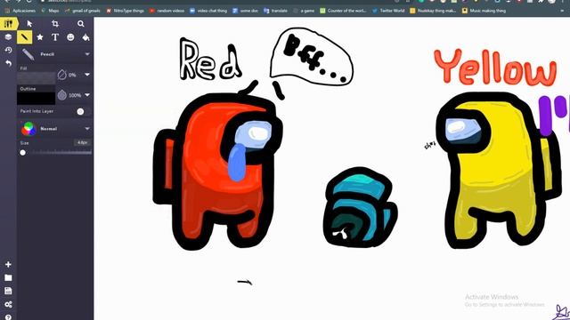 A drawing I made, I posted it on Twitter... смотреть онлайн