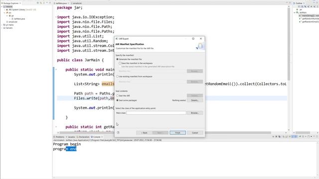 Java create jar file in eclipse - جافا انشاء الملف التنفيذي смотреть онлайн