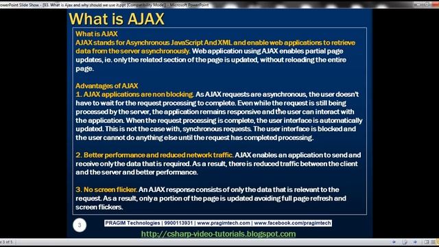 Part 93 What is Ajax and why should we use it смотреть онлайн