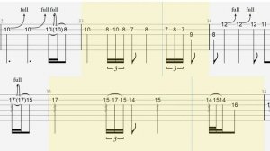 Blackened Guitar Solo Lesson - Metallica (with tabs)