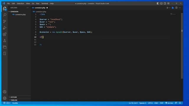 como CONECTAR PHPMYADMIN con VISUAL STUDIO CODE ? смотреть онлайн