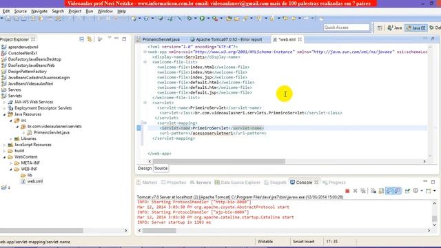 aula 5186 jsp Video Familia Configurando e Mapeando Servlet no web xml e testando Servlet смотреть онлайн