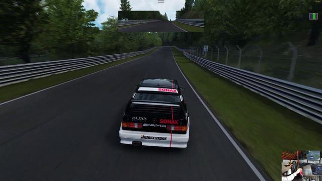 Mercedes 190 EVO VS The Nordschleife! - Assetto Corsa Wheelcam смотреть онлайн