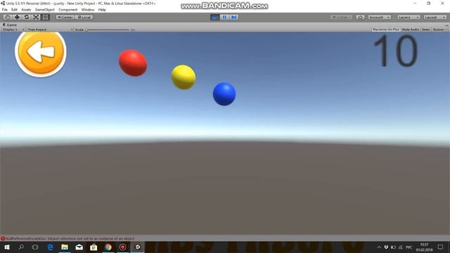 Игра "Бульбашки" созданная на Unity 3D учениками IT школы в Киеве смотреть онлайн