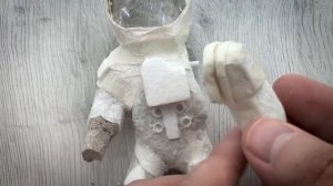 Космонавт игрушка из папье маше - Spaceman toy DIY papier mache