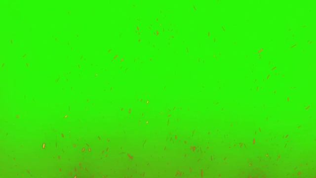 Искра огонь / футаж на зелёный фоне, хромокей, коллаж/ Green Screen Video