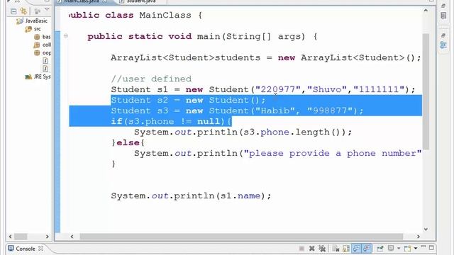 Basic Java/constructor overloading смотреть онлайн