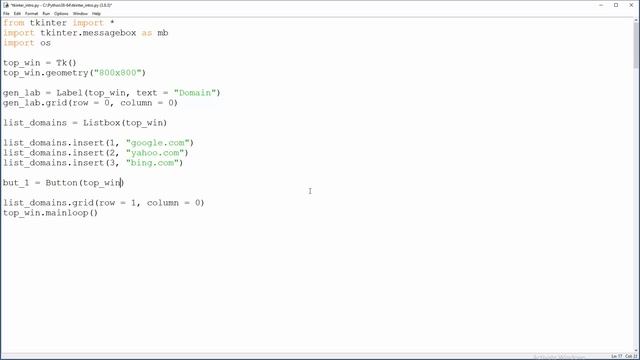 Python Tkinter - 11 - Listbox Explained смотреть онлайн