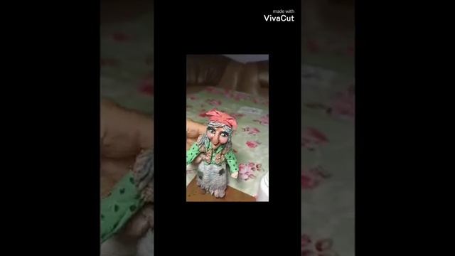 Ватная игрушка своими руками Бабка-Ëшка