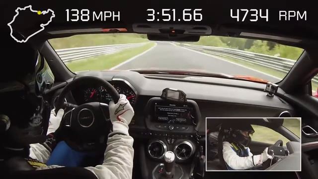 Chevrolet Camaro ZL1 устанавливает рекорд Нюрбургринга