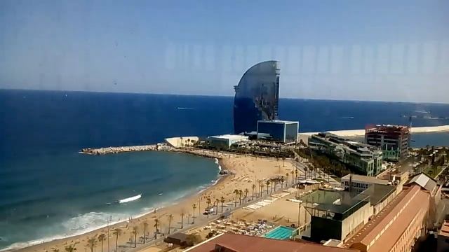 Подъем на фуникулере в Барселоне, видео 1 смотреть онлайн