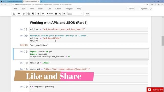 How to Work with APIKey Python Data Science Project || #anaconda #jupyterlab #python смотреть онлайн
