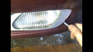 Как снять противотуманную фару на Daewoo Nexia N100