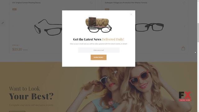 Eye Glasses Responsive OpenCart Template TMT Fulke Kouta смотреть онлайн