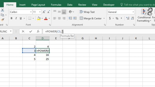 How to raise a number to a power in Excel смотреть онлайн