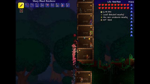 Terraria S2 E11 The Brain of Cthulhu! Slime Rain!? (Expert)[HD] смотреть онлайн