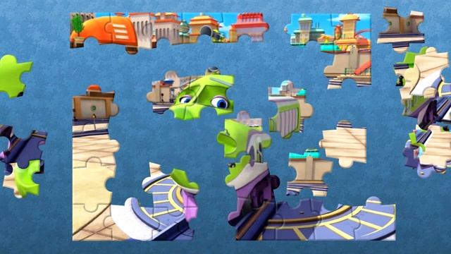 Пазл Чаггингтон. Весёлый паровозик Коко (Koko). Puzzle Chuggington Merry train Video Game смотреть онлайн