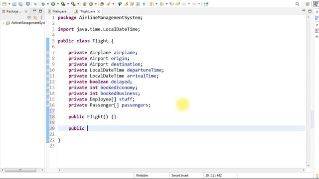 Airline Management System using Java Object Oriented Programming (OOP) (Part 6) смотреть онлайн