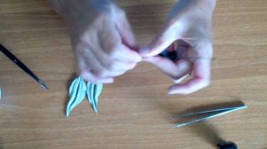 Цветы из кожи. Роза Аделия. Ч2. Ольга Канунникова