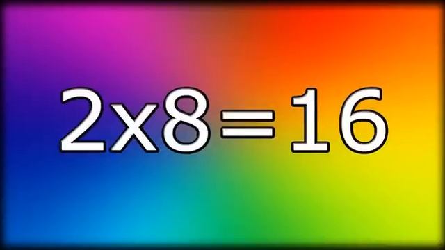 Multiplying for 2nd, 3rd grade. Multiplication flashcards. смотреть онлайн